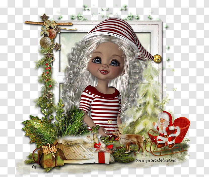 Christmas Tree Ornament Doll Transparent PNG