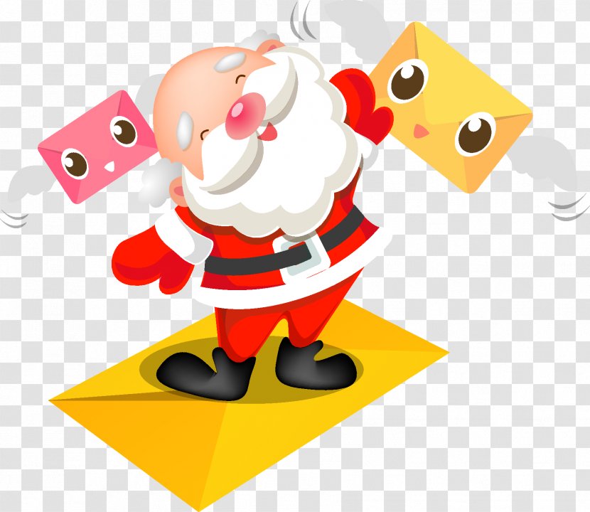 Santa Claus Christmas Day Gift - Technology Transparent PNG