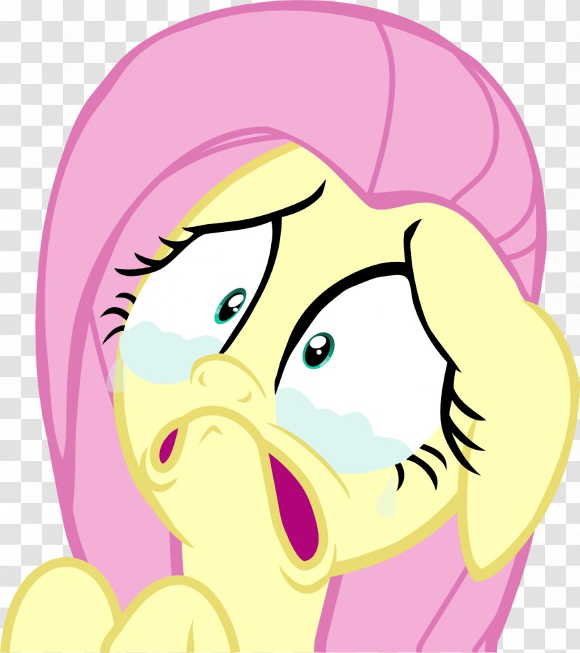 Fluttershy Pinkie Pie Rarity Applejack Crying - Watercolor Transparent PNG