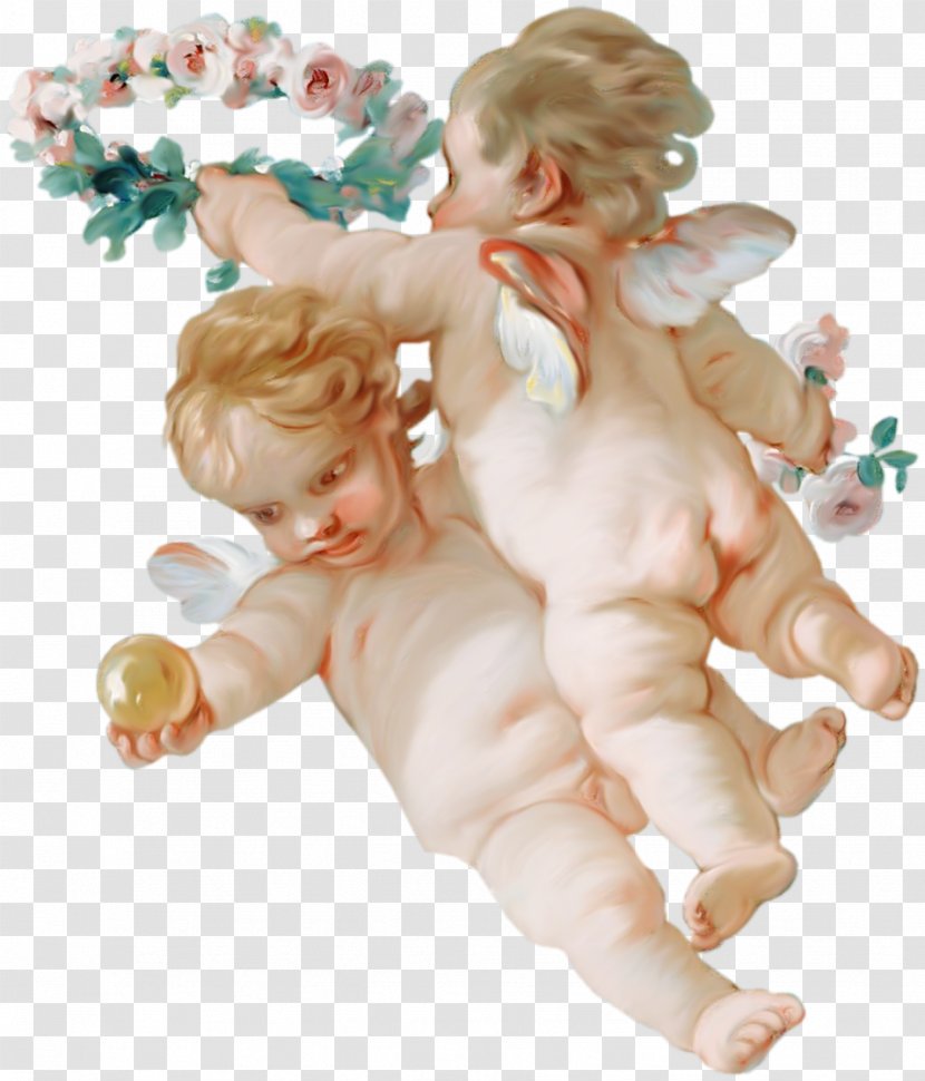 Venus On The Waves Angel Clip Art - Drawing - Garland Child Transparent PNG