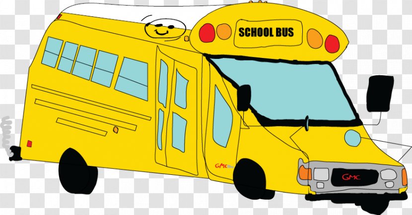 Blue Bird Vision School Bus Drawing - Transport - Clip Art Transparent PNG