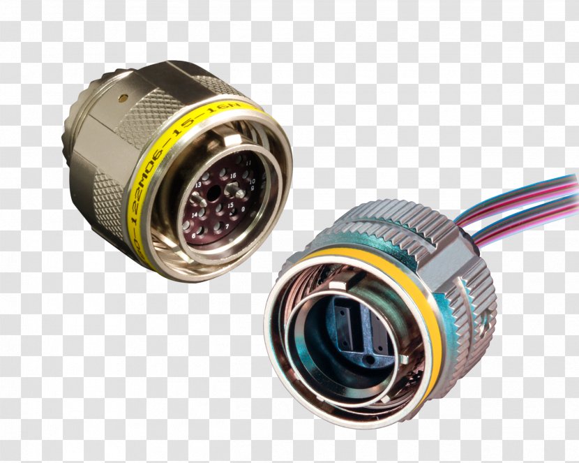 Electrical Connector Circular Optical Fiber Cable - Electronic Component - Optics Transparent PNG