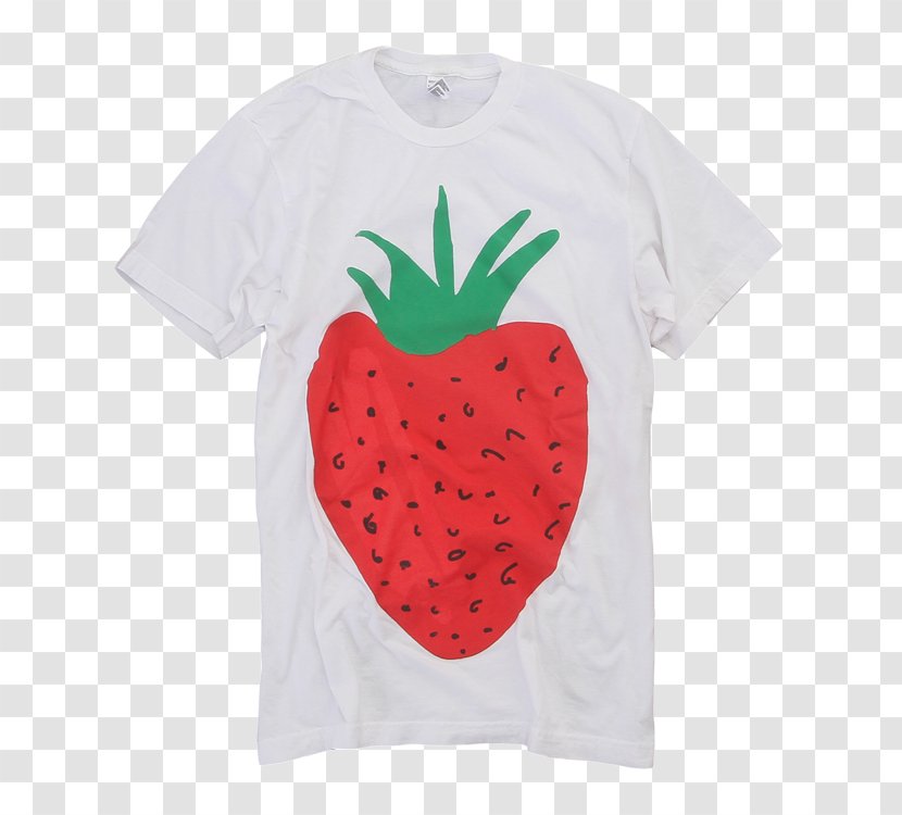 T-shirt Strawberry Sleeve - Top Transparent PNG