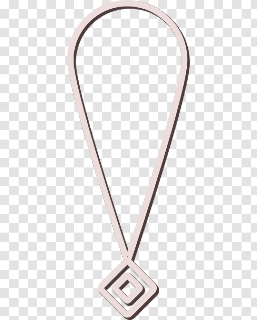 Necklace Jewel Icon Clothes Stroke Icon Jewel Icon Transparent PNG