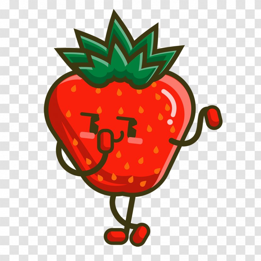 Strawberry Clip Art Fruit Image Animation - Drawing - Cute Transparent PNG