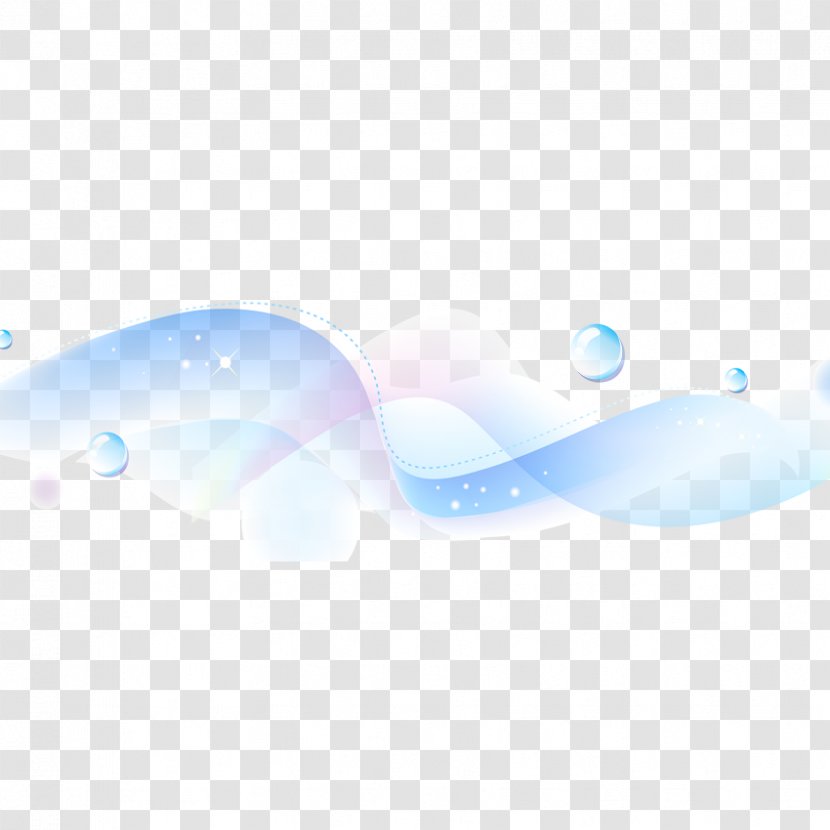 Curve Line - Aqua - Blue Lines Transparent PNG