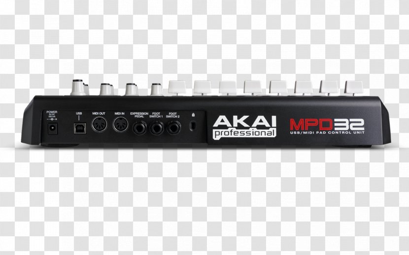 Akai MPD32 MIDI Controllers MPC - Digital Audio Workstation Transparent PNG