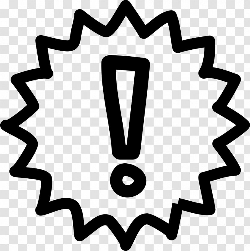 Exclamation Mark Symbol - Area Transparent PNG