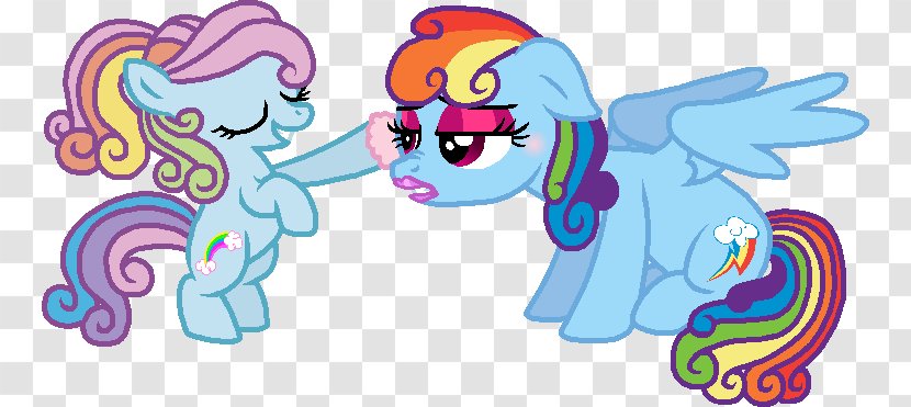 Pony Rainbow Dash Rarity Pinkie Pie Scootaloo - Watercolor - Daughter Transparent PNG