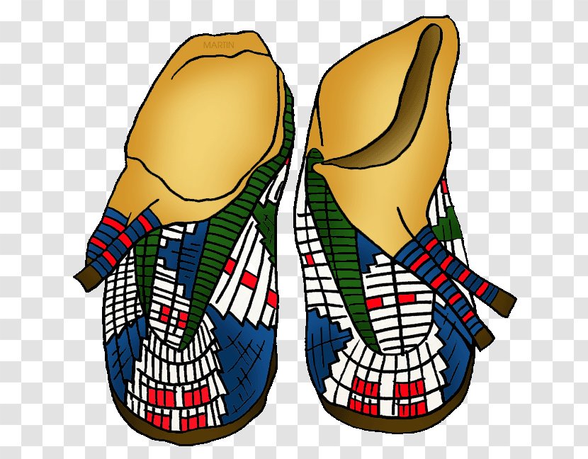 Moccasin Game Slipper Clip Art - Royaltyfree - Native American Disease And Epidemics Transparent PNG