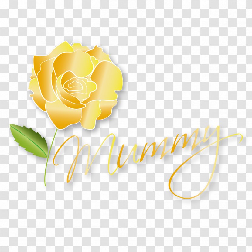 Garden Roses Logo Desktop Wallpaper Cut Flowers - Flowering Plant - Mother's Day Transparent PNG