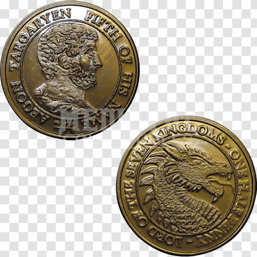 Coin Brass House Bronze Copper - Baratheon Transparent PNG