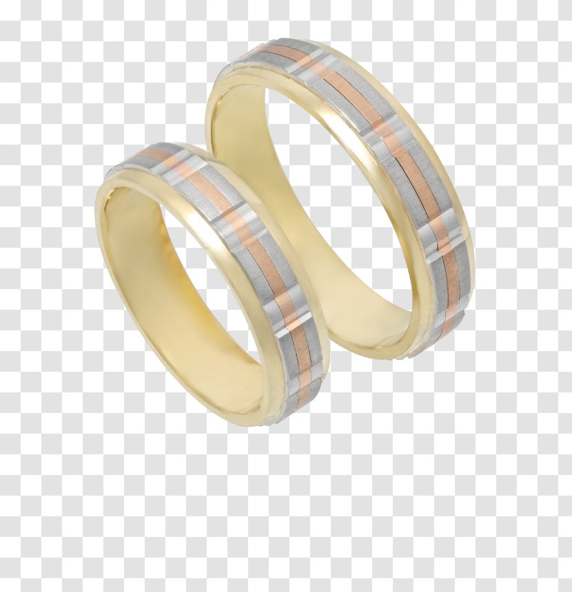 Wedding Ring Silver Gold Fineness - Metal Transparent PNG