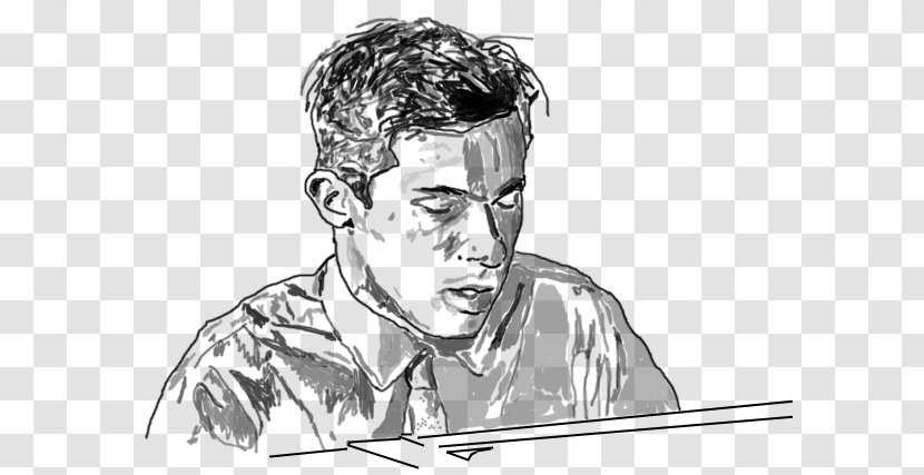 Drawing Work Of Art Artist Sketch - Male - Forehead Transparent PNG