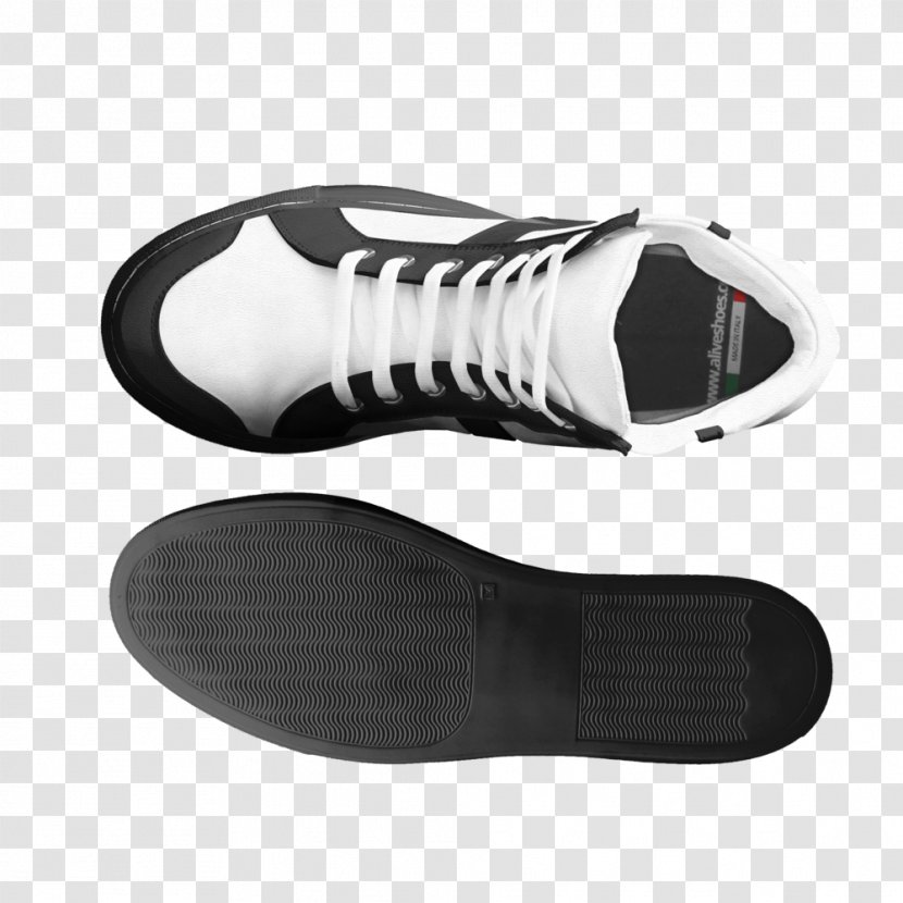 Sneakers Shoe Leather Sportswear Made In Italy - Black - Psquare Transparent PNG