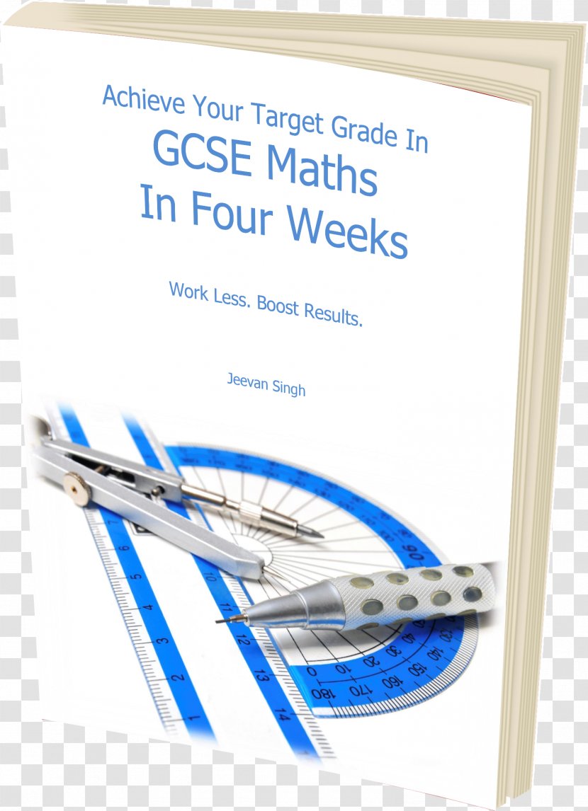 GCSE Maths In Four Weeks Revision Guide Achieve Your Target Grade Mathematics General Certificate Of Secondary Education School Transparent PNG