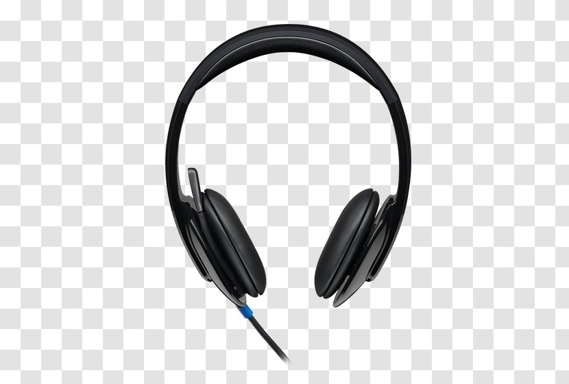 Logitech H540 Microphone Headset USB Headphones - Computer Transparent PNG