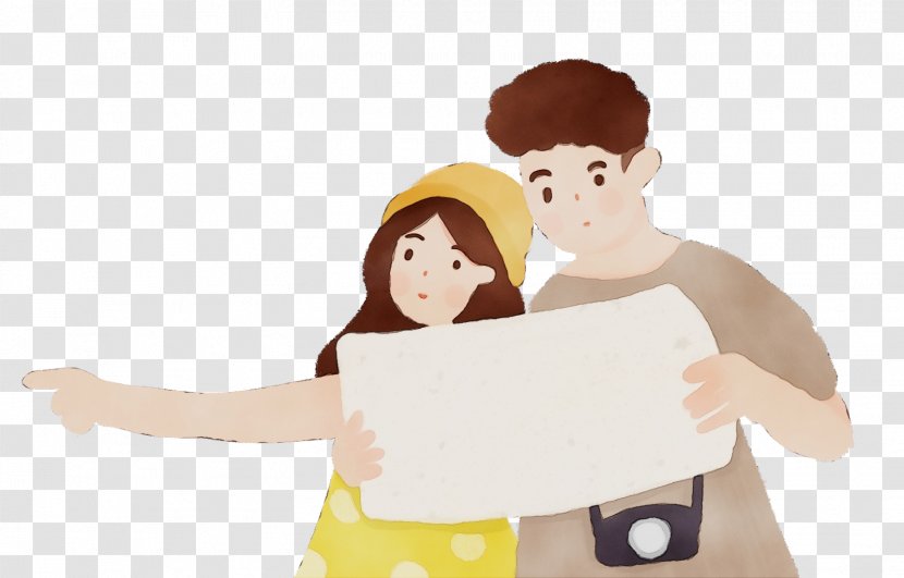 Cartoon Animated Animation Interaction Gesture - Child - Happy Transparent PNG