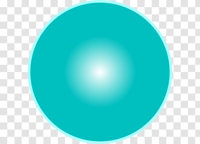 Circle Font - Aqua - Blue Ball Transparent PNG
