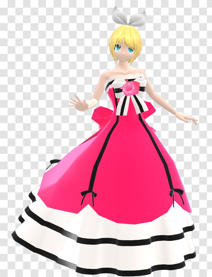 Clip Art Illustration Gown Pink M Costume - Design Group - Real Princess Dresses Transparent PNG