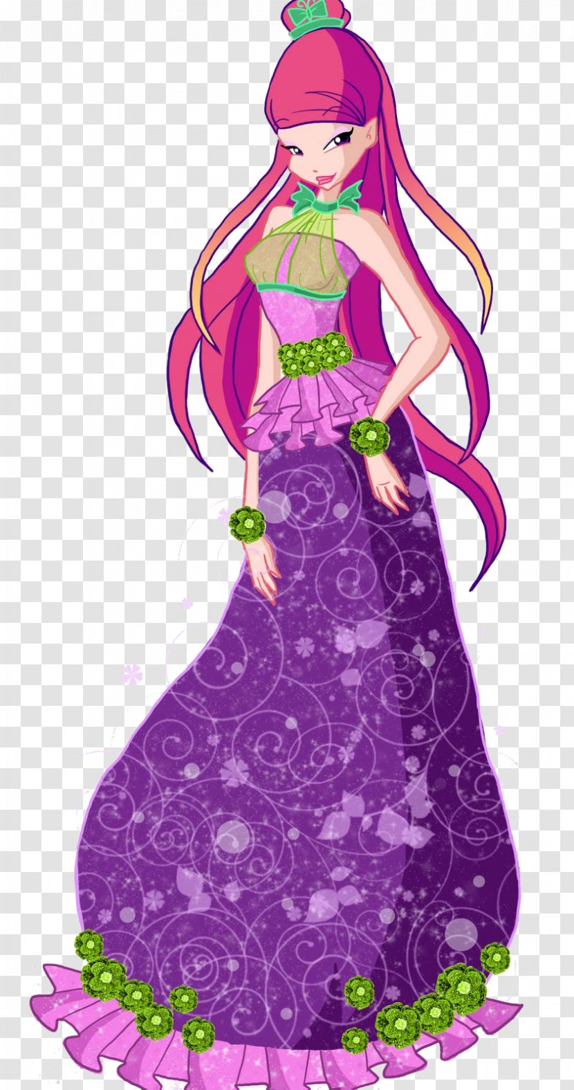 Tecna Bloom Musa Fairy - Fictional Character - Long Gown Transparent PNG