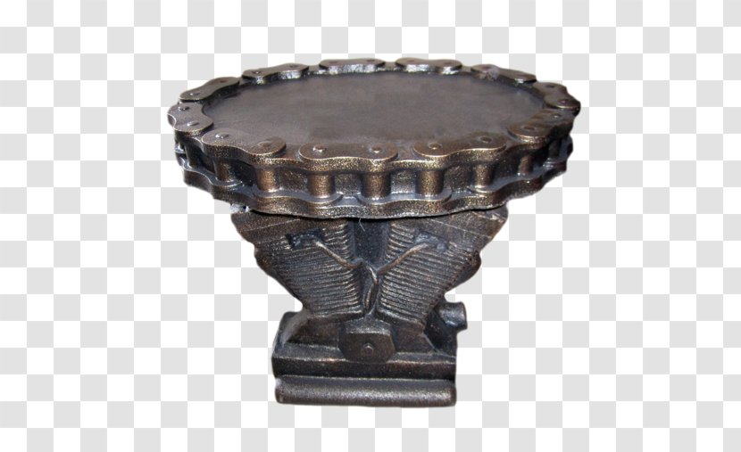 Bronze - Metal - Stone Table Transparent PNG