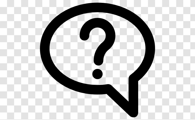 Question Mark Speech Balloon Clip Art - Color Transparent PNG