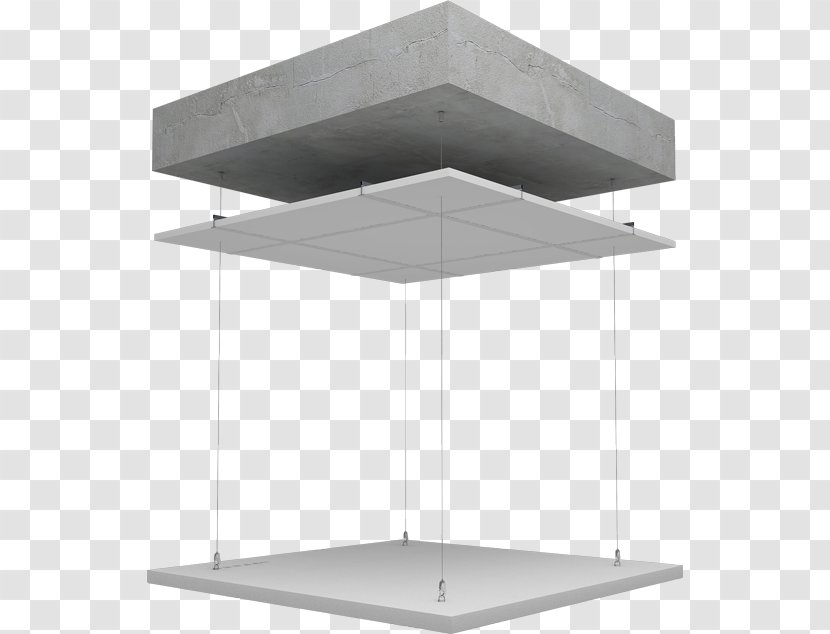 Acoustics Dropped Ceiling System Eclipse - Suspended Islands Transparent PNG