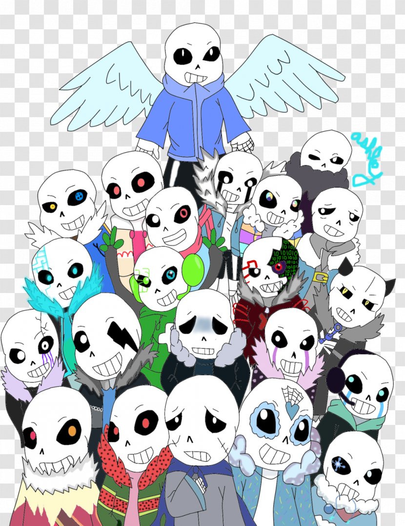 Undertale Desktop Wallpaper Art Drawing - Fiction - Many Transparent PNG