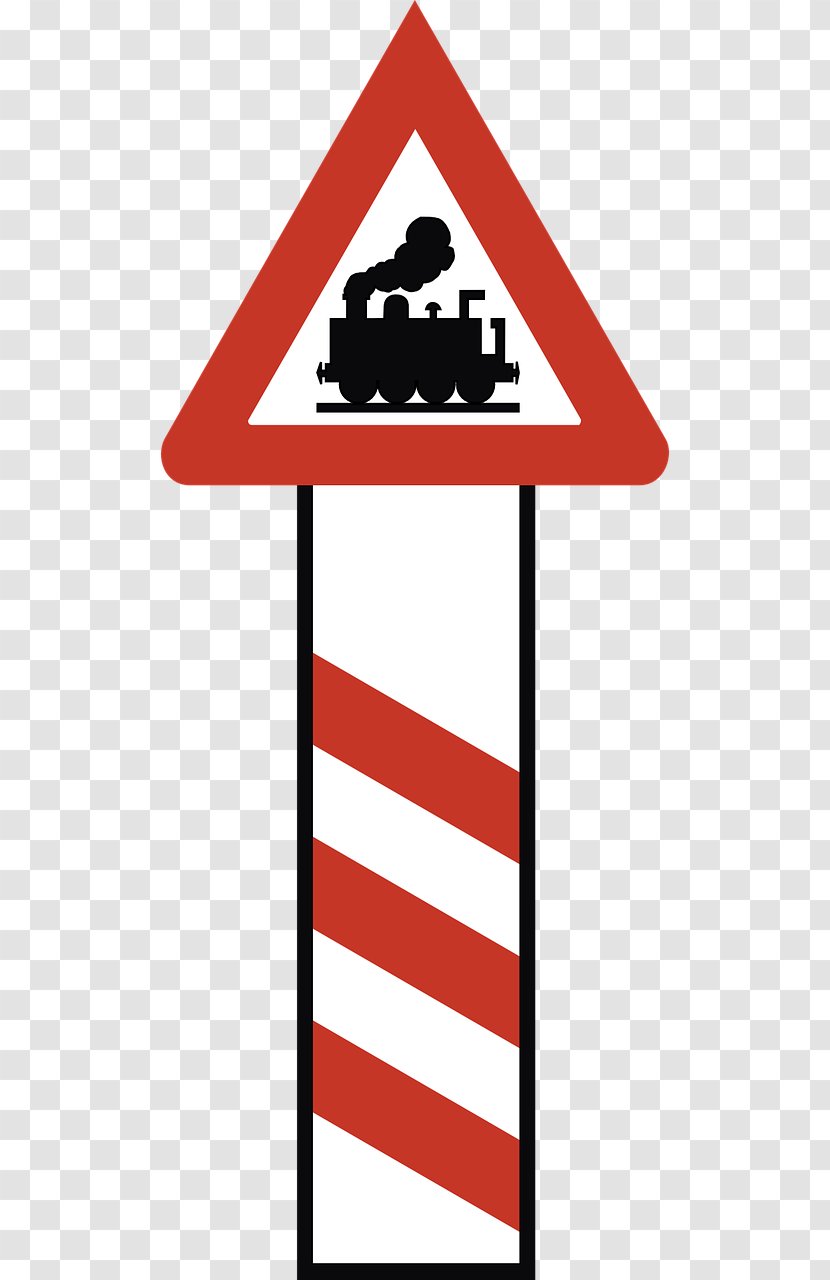 Train Germany Rail Transport Level Crossing Sign - Road Transparent PNG