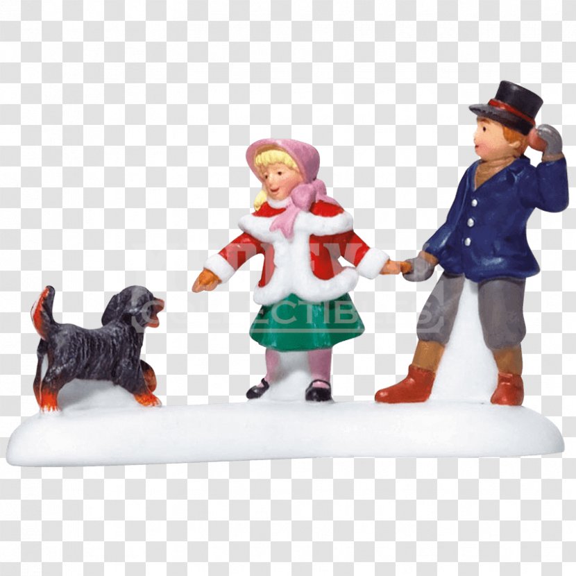 Department 56 Dickens Village Playing With A Puppy Christmas Dog Dept - Charles - Frost Cutlery Survival Knife Transparent PNG
