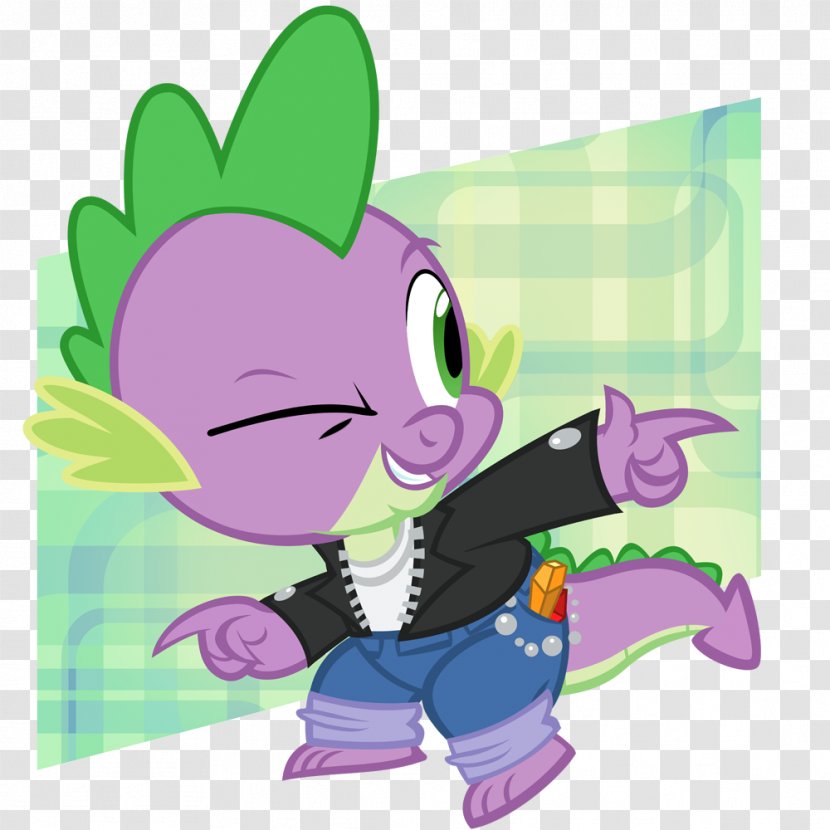 Spike Pinkie Pie Pony Twilight Sparkle Rarity - Purple Transparent PNG