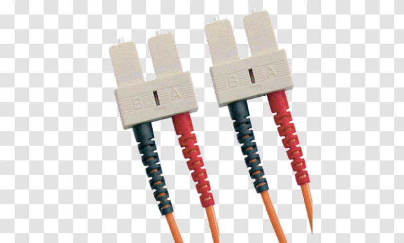 Electrical Cable Multi-mode Optical Fiber Connector Patch - Ceramic Transparent PNG