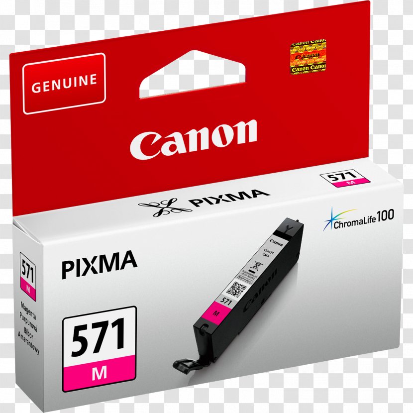 Ink Cartridge Canon PIXMA MG7700 Series Printer - Magenta Transparent PNG