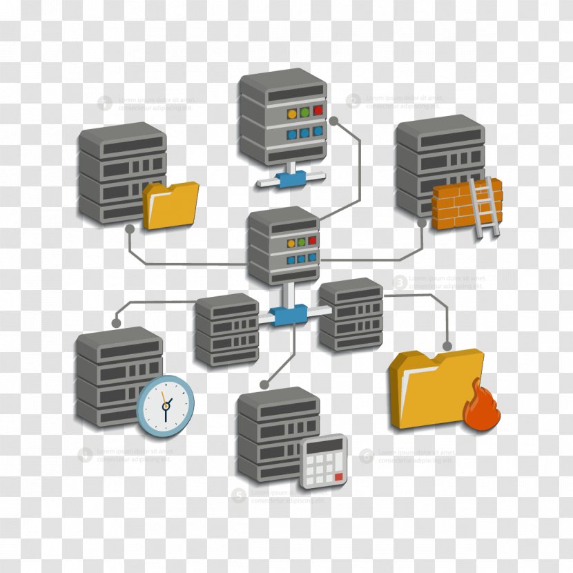Database Server Download Icon - System Resource - And Folders Transparent PNG