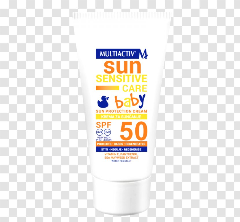 Sunscreen Lotion Cream Shower Gel - Baby Transparent PNG