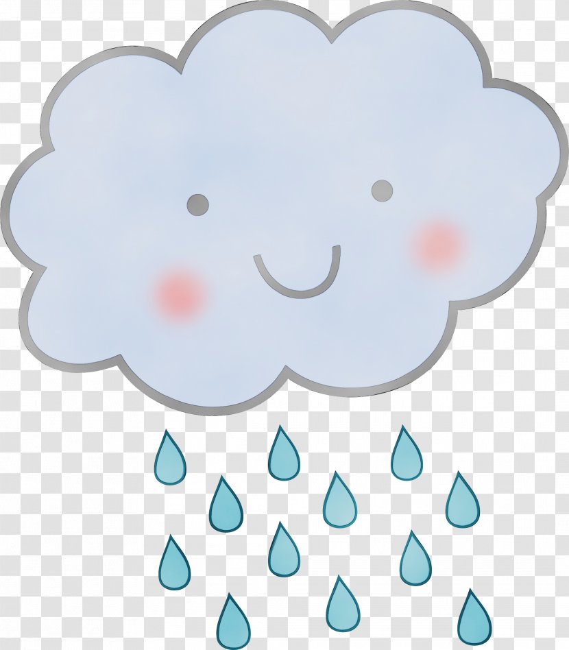 Rain Cloud - Smile Heart Transparent PNG