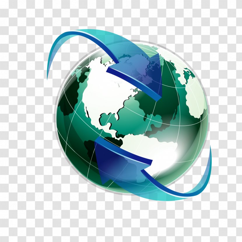 High Tech Android Digital Data Business - Technology - Earth Pattern Transparent PNG