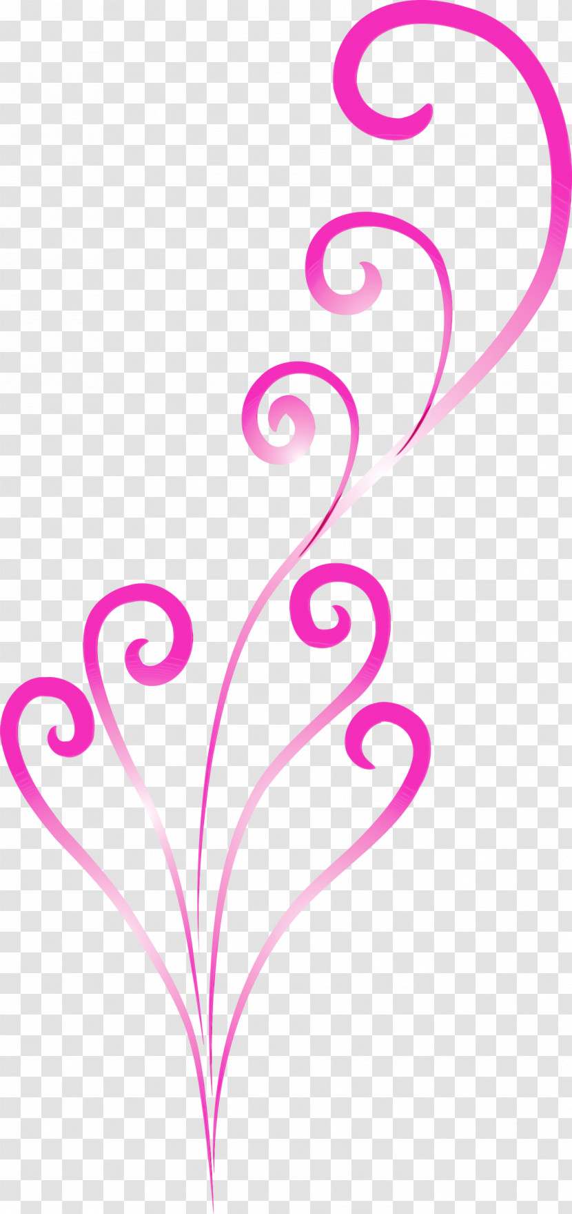Pink Line Heart Magenta Pattern Transparent PNG