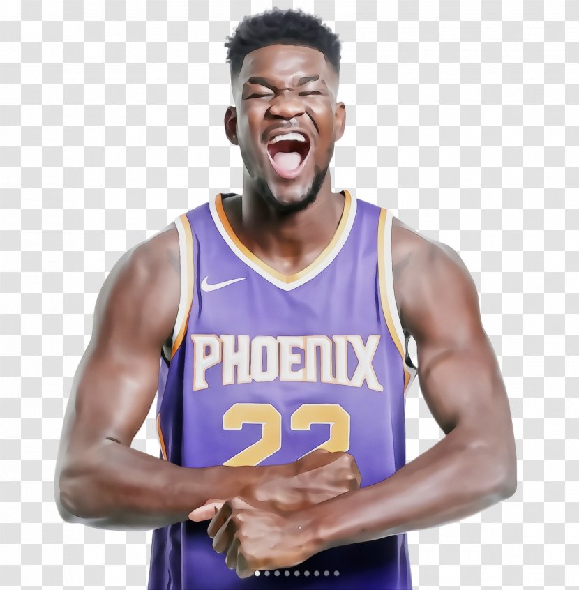 DeAndre Ayton Phoenix Suns 2018 NBA Draft Basketball Player - Gesture Tshirt Transparent PNG