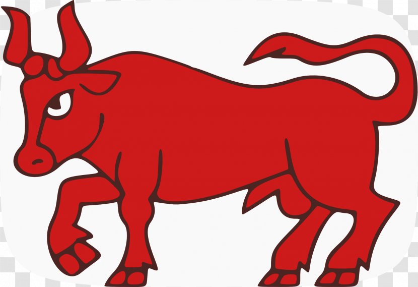 Red Bull Cattle Ox Clip Art Transparent PNG