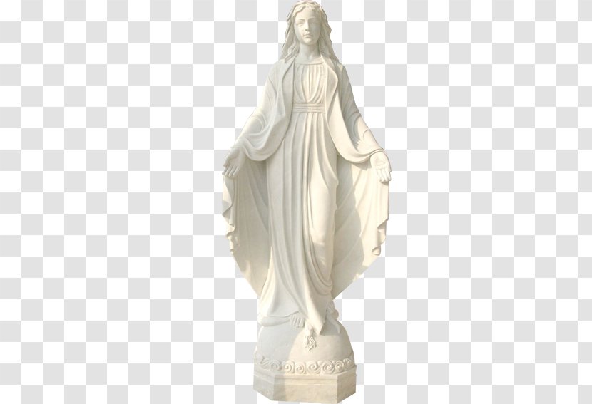 Stone Sculpture Statue Carving - Figurine - White Goddess Transparent PNG