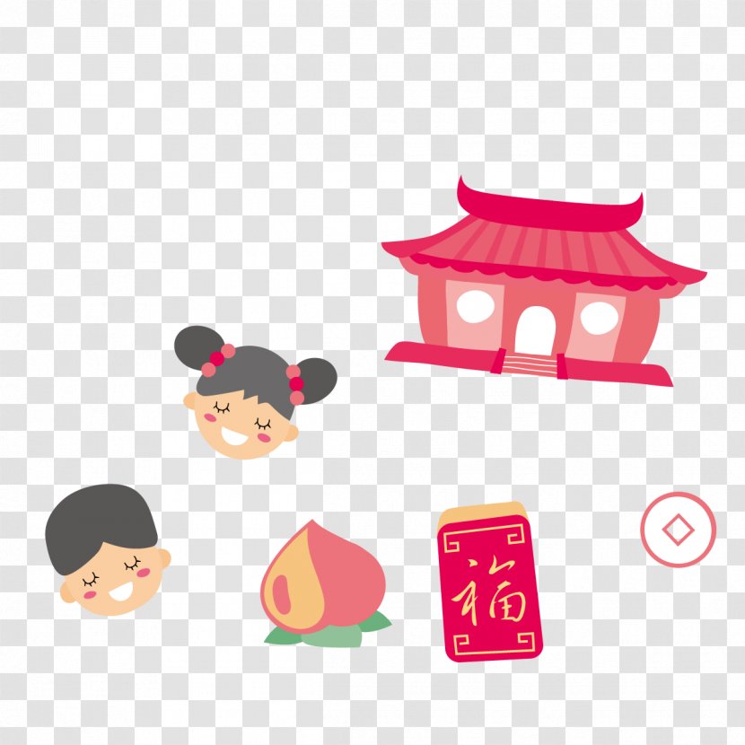 Chinese New Year Red Envelope Clip Art - Dog - Vector Element Transparent PNG