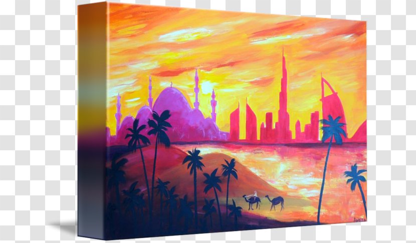 Landscape Painting Abu Dhabi Abstract Art - Watercolor Transparent PNG