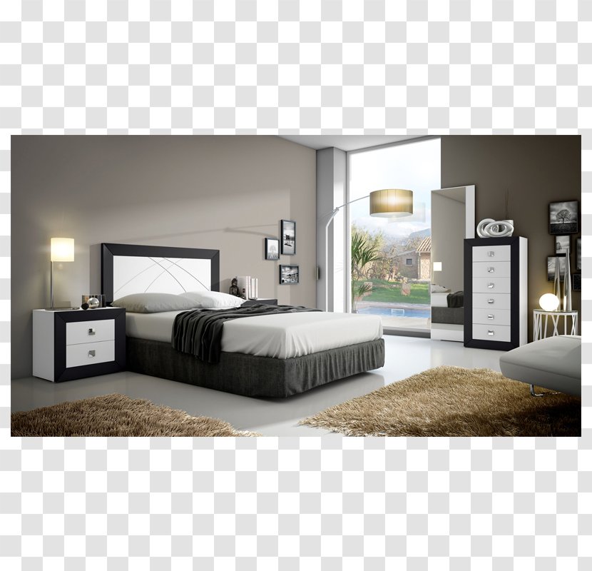 Bed Frame Turbomueble Almuñécar Bedroom Furniture Interior Design Services - Shop Transparent PNG