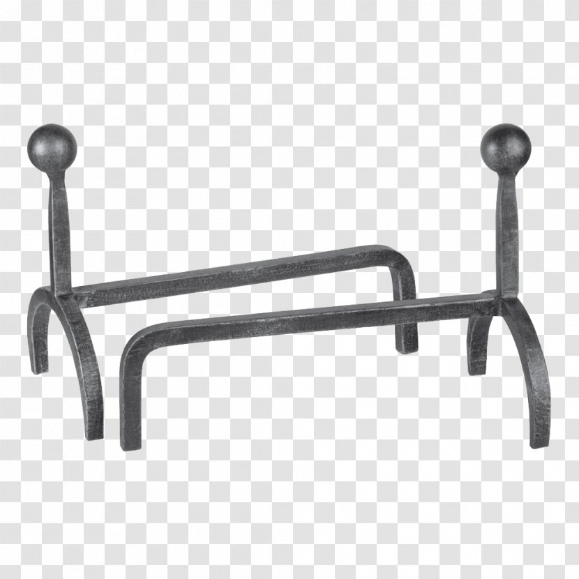 Andiron Wrought Iron Fireplace Furniture - Hardware Transparent PNG