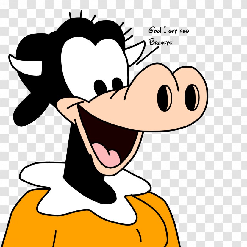 Clarabelle Cow Cattle Cartoon Drawing - Flower Transparent PNG