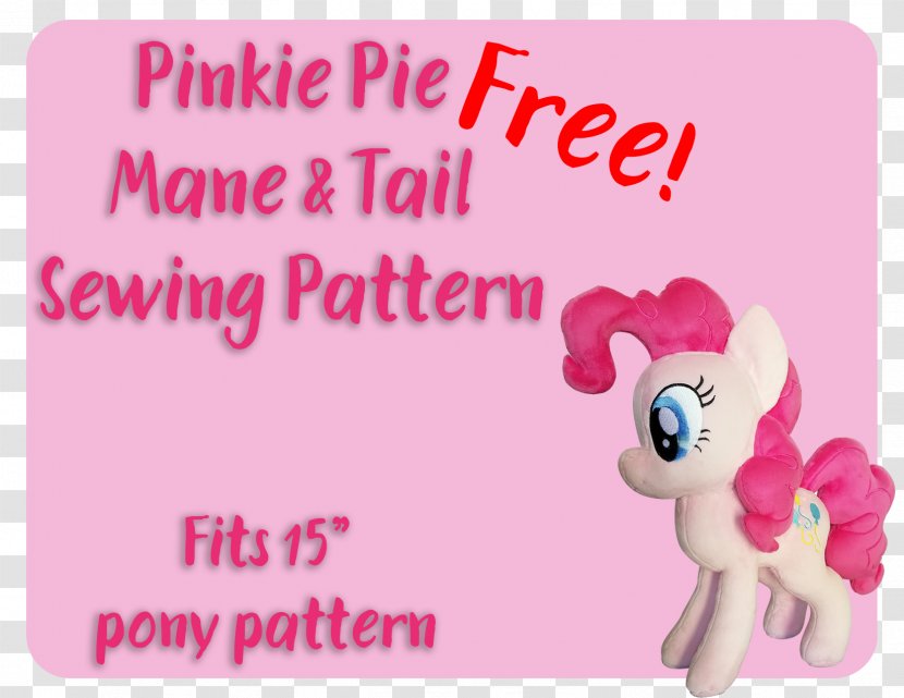 Pinkie Pie Pony Scootaloo Mane Pattern - Sewing Transparent PNG