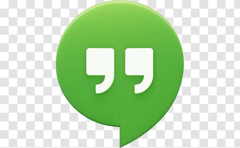 Google Hangouts G Suite Talk Videotelephony - Brand Transparent PNG