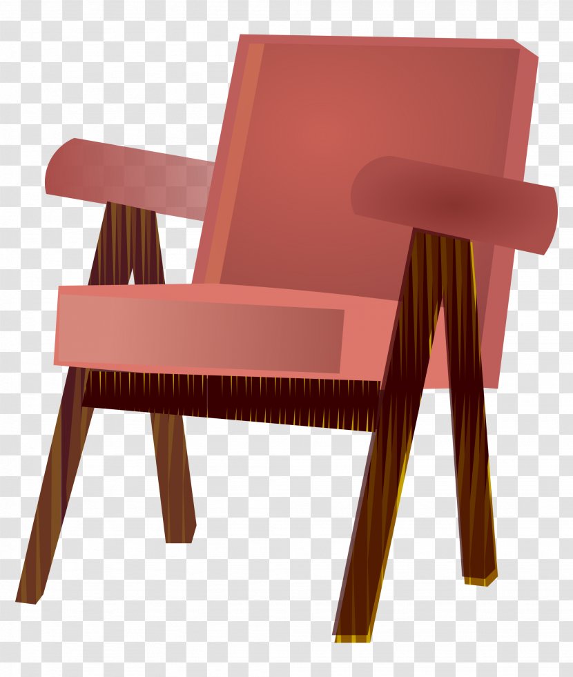 Table Chair Couch Clip Art - Wood - Armchair Transparent PNG